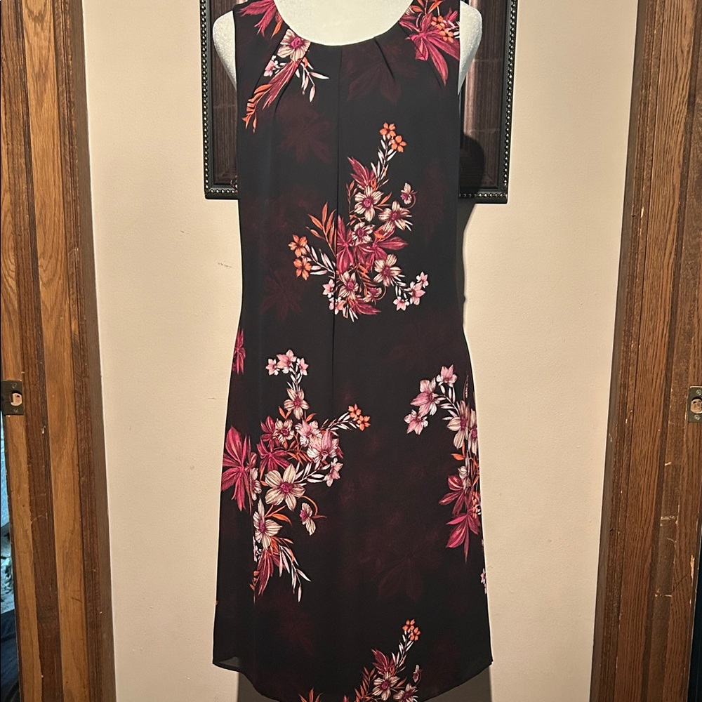 Worthington Size 14 Floral Sleeveless Dress